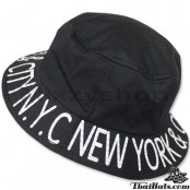 หมวก Bucket สกรีน "NEW YORK" รอบปีก 