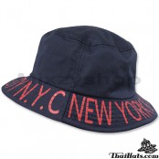 หมวก Bucket สกรีน "NEW YORK" รอบปีก 