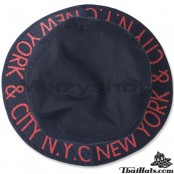 หมวก Bucket สกรีน "NEW YORK" รอบปีก 