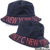 หมวก Bucket สกรีน "NEW YORK" รอบปีก 