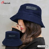 หมวกปีกรอบ หมวก Bucket hat หมวกUCLA สีกรม No.F5Ah32-0071