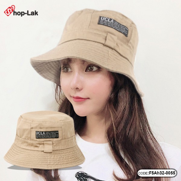 หมวกปีกรอบ หมวก Bucket hat หมวกUCLA สีครีม No.F5Ah32-0055