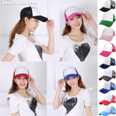 Sponge cap in the back is a white front mesh is SNAP BACK for the side of the product has a total of 9 colors.