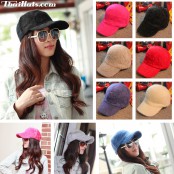 Mink Fur Hat Rabbit hat, soft-bodied rabbit, adjustable back Products are available in 6 colors.