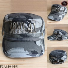 JAPAN military style hat embroidered ARMY41 camouflage cap. The back is adjustable seat belt No.F5Ah10-0191.