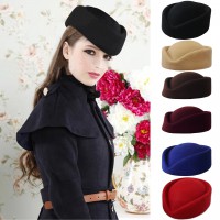 Hats, capsule, hairdressers, woolen products, the product has 6 colors.