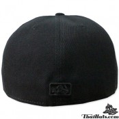 หมวก HIPHOP เต็มใบ หมวก HIPHOP NY สีดำ ปักดำ สินค้า มีทั้งหมด 3 SIZE No.F1Ah47-0350