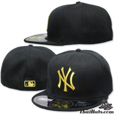 HIPHOP Hat Full Leaf HIPHOP NY Hat Black Gold Embroidery Product All 3 SIZE No.F1Ah47-0359