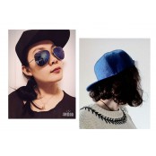 หมวกฮิปฮอป เปล่า สีดำ ด้านหลังเป็นSNAPBACK ปรับไซด์ได้