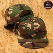 หมวก hiphop ลายพราง ทหารสีเขียว ด้านหลังเป็นSNAPBACK ปรับไซด์ได้