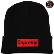 หมวกไหมพรม SUPREME สีดำ