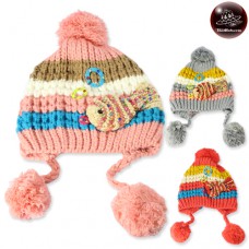 Knitting yarns with diamonds + Fish Fish Hat Freesize No.012