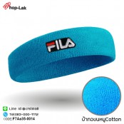 ผ้าคาดศีรษะซับเหงื่อปัก  FILA  ผ้าcotton 100% สวมใส่สบาย มี 10 สี No.F7Aa35-0011