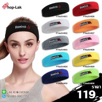 Headband sweater ADIDAS / Leafy headband embroidered "Reebok" 100% comfortable fit with 10 colors No.F7Aa35-0021
