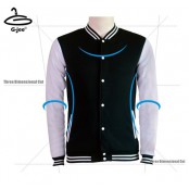 baseball jacket เสื้อแจ็คเก็ต เสื้อเบสบอล เสื้อแจ็คเก็ตเบสบอล NY สีดำแขนขาว มี 9 size