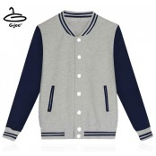 baseball jacket เสื้อแจ็คเก็ต เบสบอลสี สีเทาแขนกรมท่า มี 7 size