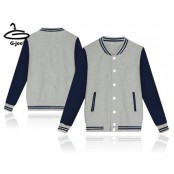 baseball jacket เสื้อแจ็คเก็ต เบสบอลสี สีเทาแขนกรมท่า มี 7 size