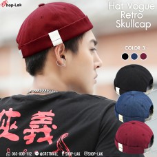 MIKI hat with velcro pattern, leather labeled with 3 colors, can be resized. MIKi CAP Hat No.F5Ah31-0056