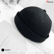 หมวกมิกิแบบตีนตุ๊กแกหนังติดป้ายผ้า มี 3 สี สามารถปรับขนาดได้ หมวก MIKi CAP No.F5Ah31-0056