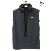 เสื้อแขนกุดผู้ชายมีฮูด nike สีเทาแบบสวม เนื้อผ้าจูติเนื้อนุ่มมีน้ำหนักเบา Freesize  F1Cs01-0568