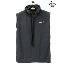 เสื้อแขนกุดผู้ชายมีฮูด nike สีเทาแบบสวม เนื้อผ้าจูติเนื้อนุ่มมีน้ำหนักเบา Freesize  F1Cs01-0568