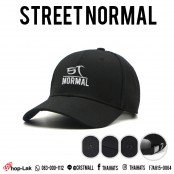  หมวกแก๊ปแบบเข็มขัดปัก STREET NORMAL #สีดำ F7Ah15-0064 