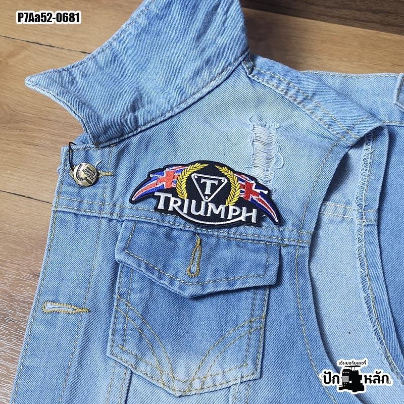 Patch,Triumph,Embroidered,Ready to ship,Arm