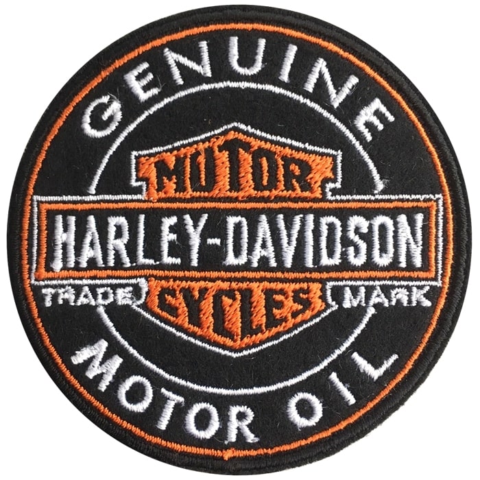 อาร์มปักลาย HARLEY MOTOR OIL