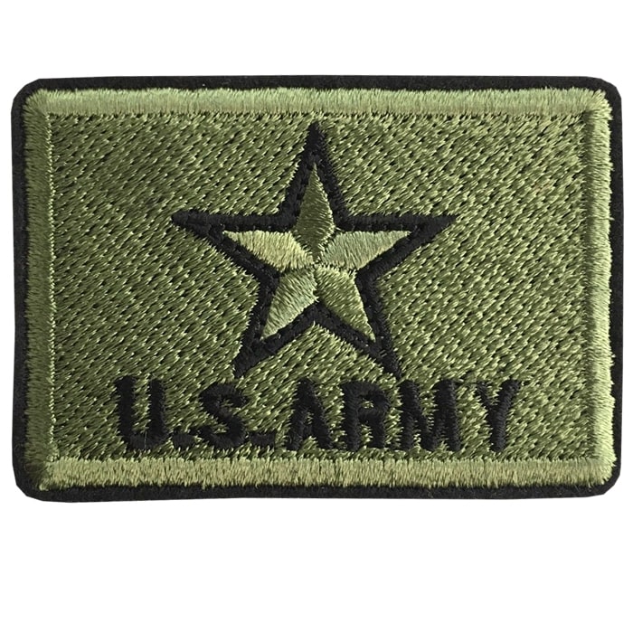 อาร์มปักลาย US ARMY ดาวสี่เหลี่ยม